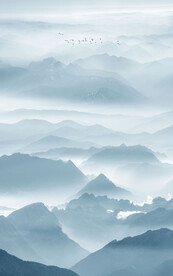 别墅现代高端山水画 TIF分层