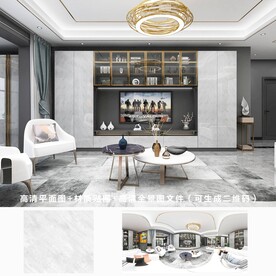 全屋定制效果图 材质图 全景图