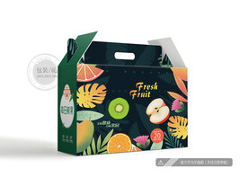 水果包装 平面图