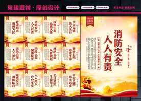 消防展板