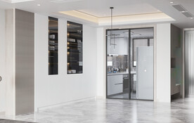 现代极简餐厅场景