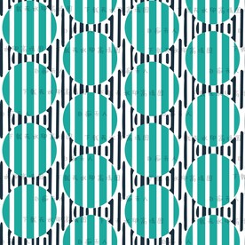 圆形几何条纹图案