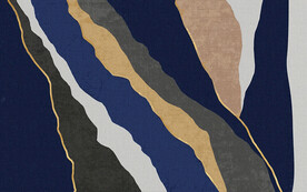 新中式水墨抽象地毯