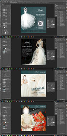 婚纱礼服化妆摄影海报