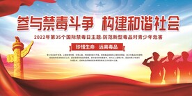 世界禁毒日展板.