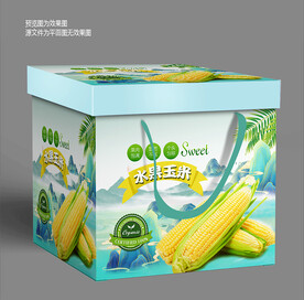 水果玉米包装盒