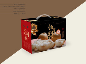秋月梨包装 平面图