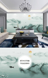 中式山水画