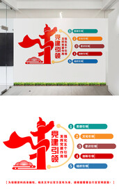 党建引领文化墙