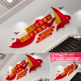 安全生产楼道文化墙