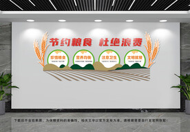 节约粮食文化墙