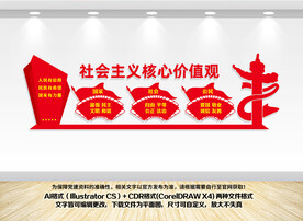 核心价值观文化墙