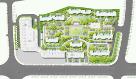 竞赛风格清晰小区景观设计