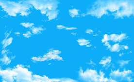 蓝天白云背景