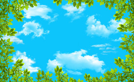 蓝天白云背景
