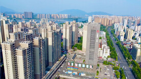 清远万福国际广场写字楼航拍