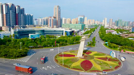 清远许广高速环形路口航拍