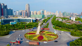 清远许广高速环形路口航拍