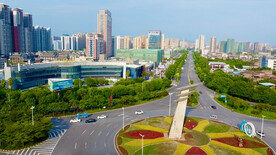 清远许广高速环形路口航拍