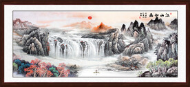 国画山水装饰画