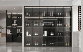 餐厅酒柜场景3D空景