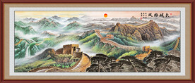 万里长城国画办公室装饰画