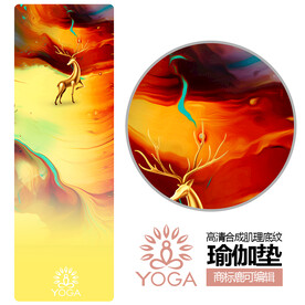 瑜伽垫图案抽象