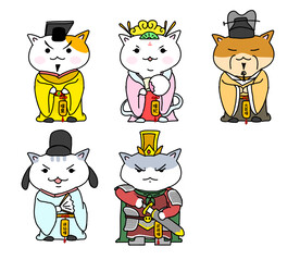 古装皇帝贵妃文臣武将书生猫