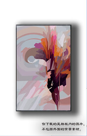 欧式抽象装饰画