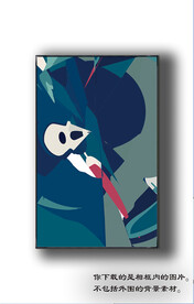 欧式抽象装饰画