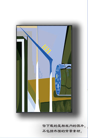 欧式抽象装饰画