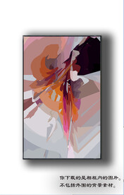 欧式抽象装饰画