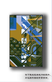 欧式抽象装饰画