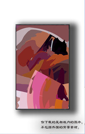 欧式抽象装饰画