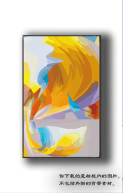 北美轻奢抽象装饰画