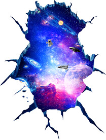 3D宇宙星空立体画