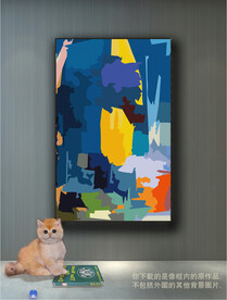 南美轻奢抽象装饰画