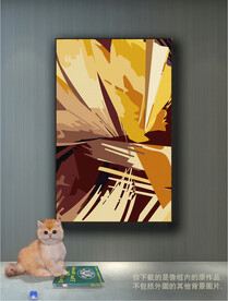 南美轻奢抽象装饰画