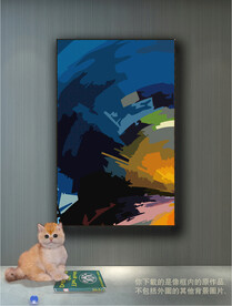 南美轻奢抽象装饰画