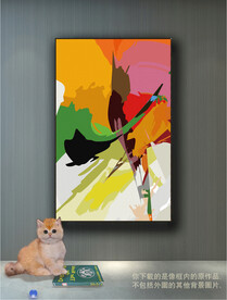 南美轻奢抽象装饰画