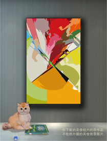 南美轻奢抽象装饰画