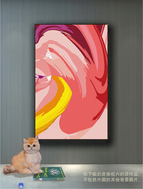 南美轻奢抽象装饰画