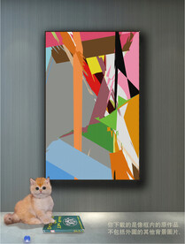 南美轻奢抽象装饰画