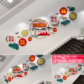 民族团结文化墙