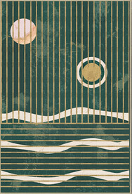 几何现代北欧抽象地毯