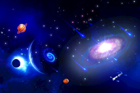 唯美银河系梦幻星空