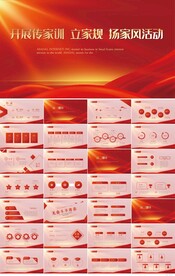 开展传家训立家规扬家风PPT