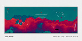 中国风玄关意境装饰画