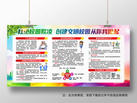 校园欺凌宣传栏