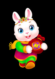 2023兔年卡通兔子